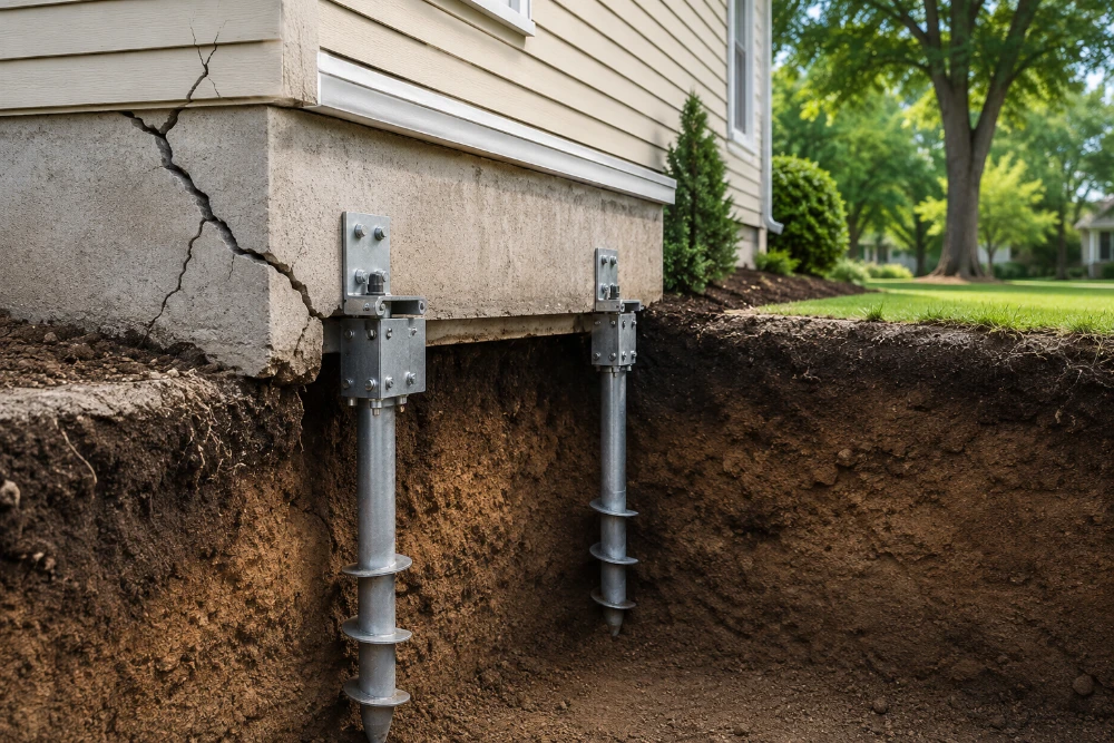 How to Know When Your Home Needs Helical Piers for Foundation Repair