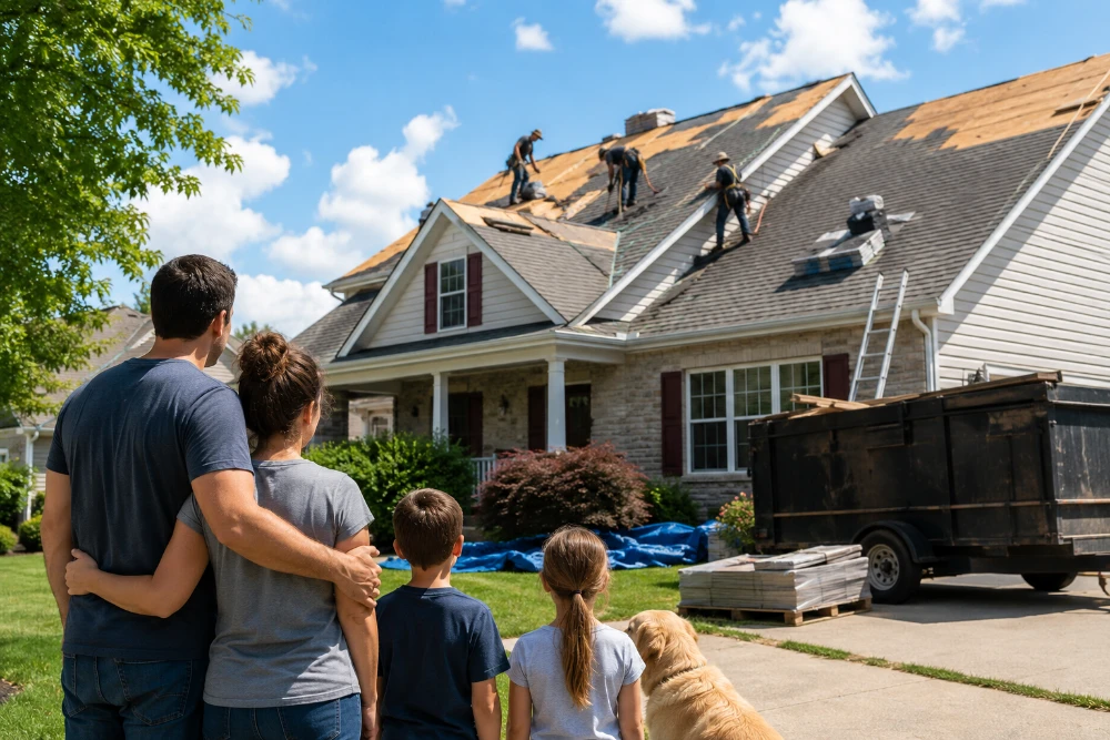 What Should Families Expect During a New Home Roof Project