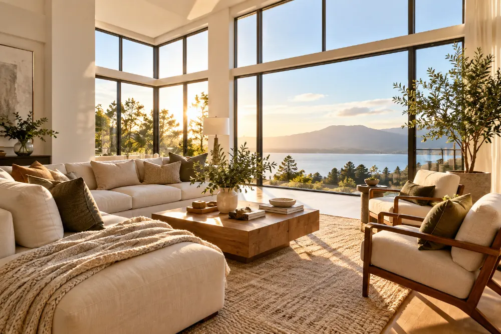 How to Stage a Luxury Home With Large Windows and Natural Light