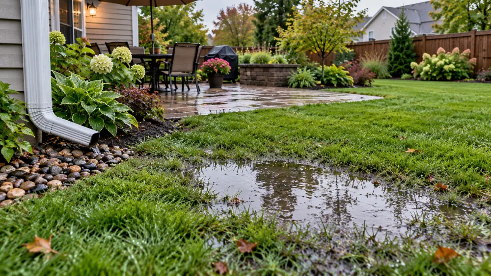 Backyard Puddle After Rain_ How to Tell a Surface Problem From a Drainage Problem
