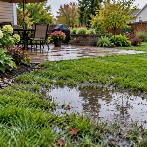 Backyard Puddle After Rain_ How to Tell a Surface Problem From a Drainage Problem