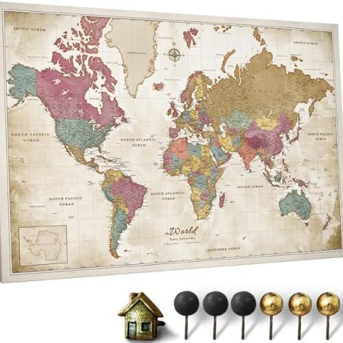 Corkboard Map