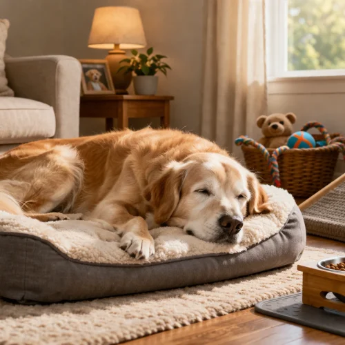 Create a Comfortable Home for Aging Dogs