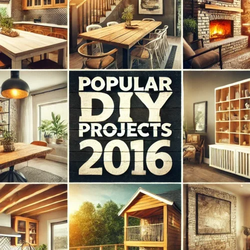 DIY home improvement projects from 2016