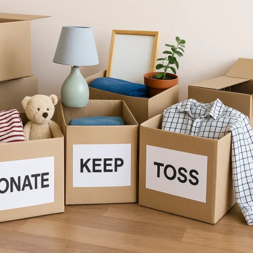 Decluttering Before a Long-Distance Move