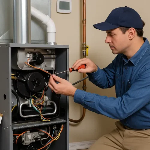 During a Furnace Repair