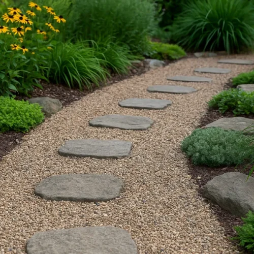 Eco-Friendly Pea Gravel Walkway Ideas 1