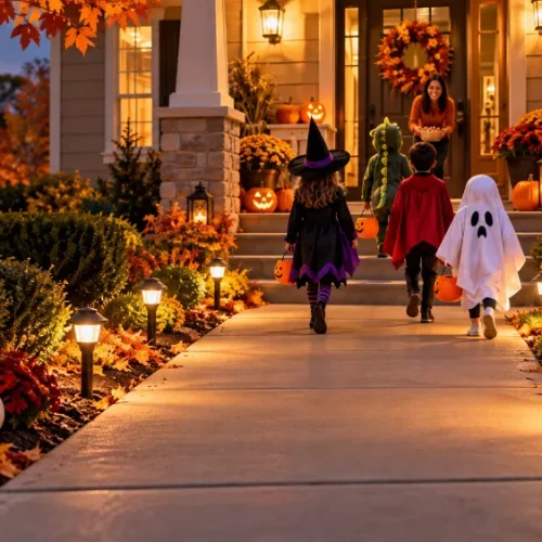 Getting Your Front Walk Ready for Trick-or-Treaters