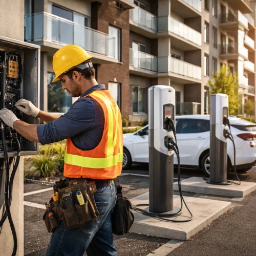 How A Reliable Electrical Contractor Can Offer EV Charging Infrastructure for New Buildings