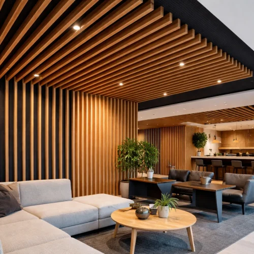 How Materials and Layout Affect the Performance of Acoustic Slats and Beams