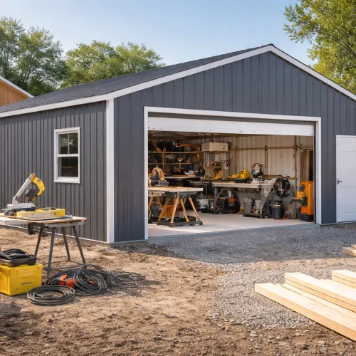 How a Metal Garage Shed Supports Safer and More Efficient Residential Construction