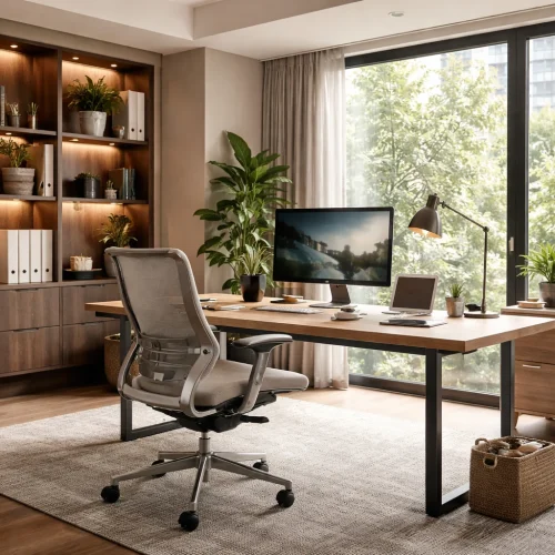 How to Bring Corporate Office Interior Design Trends into Your Home Workspace