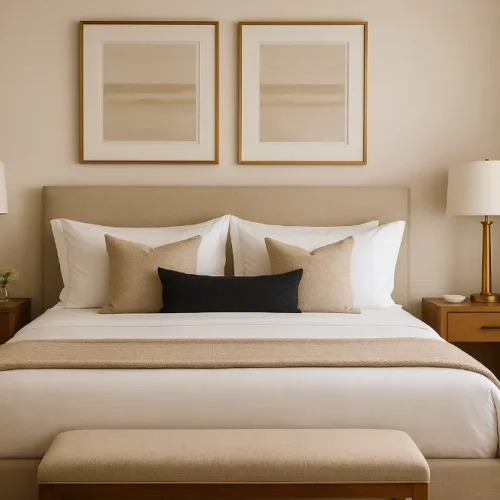 How to Create a Hotel-Style Bedroom Look 1