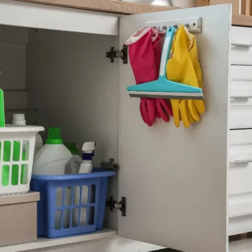 How to Organize Under Your Kitchen Sink