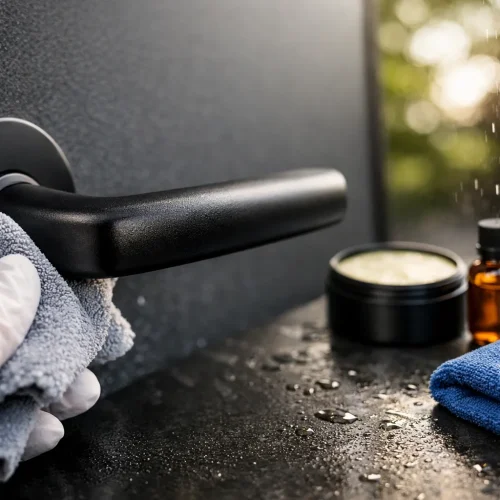 How to Prevent Fading Black Door Handles