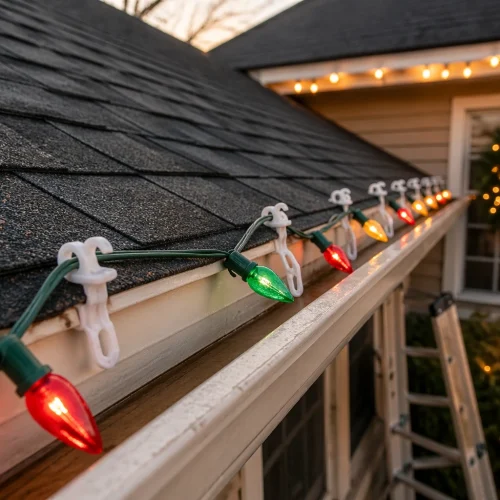 How to Prevent Roof and Gutter Damage From Seasonal Decorations