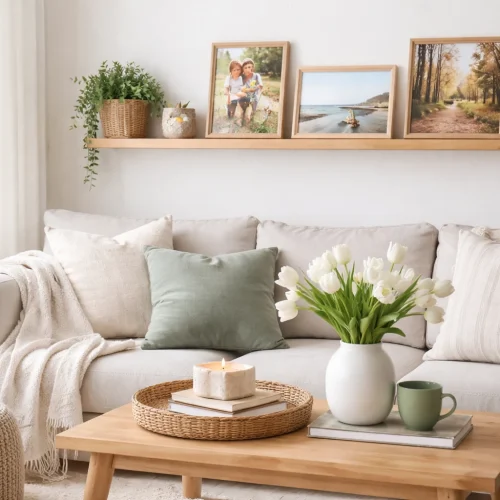 How to Refresh Your Home Each Seaso - Simple Color Changes and Photo Swaps That Tell a Story