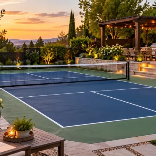 How to Refresh a Backyard Pickleball Court _ Outdoor Ideas