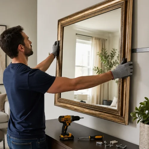 How to Safely Hang Heavy Wall Art and Oversized Mirrors in Your Home