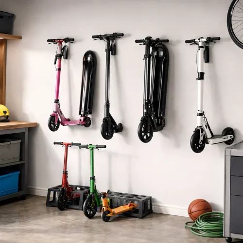 How to Store Scooters in a Garage Without Wasting Space