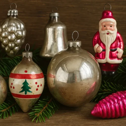 Mercury Glass Ornaments
