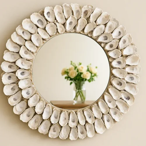 Oyster Shell Mirror