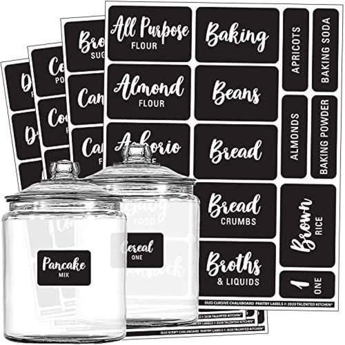 Pantry Labeling with Chalkboard Labels