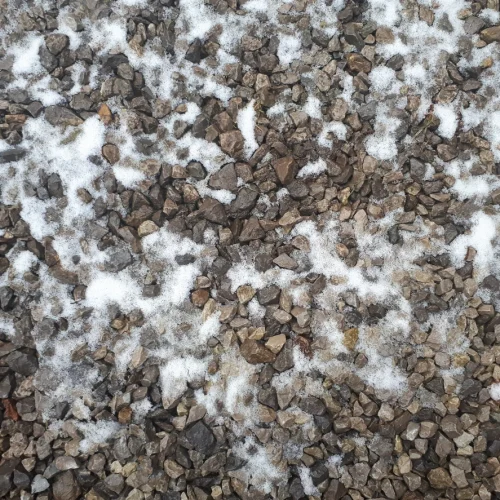 Pea Gravel Paths in Winter - How to Prevent Slippery Spots near Steps and Entries