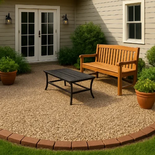 Pea Gravel Patio Edging Ideas