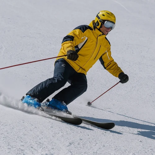Skiing Technique on Ice
