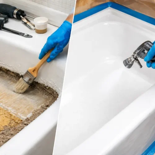 Solving the Problem of Weak Tub Floors With Reinforcement and Refinishing