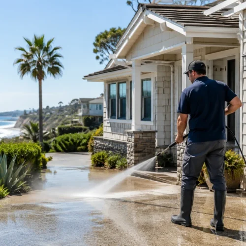 Why Del Mar's Coastal Climate Makes Pressure Washing a Must for Homeowners