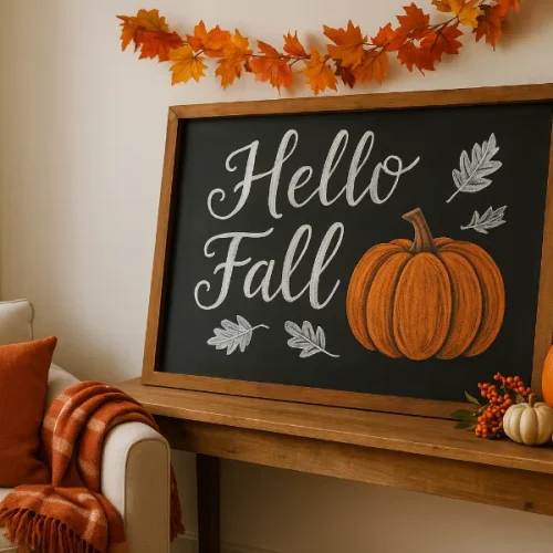 autumn chalkboard ideas 1