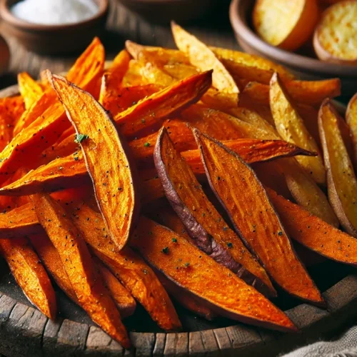 baked sweet potato fries