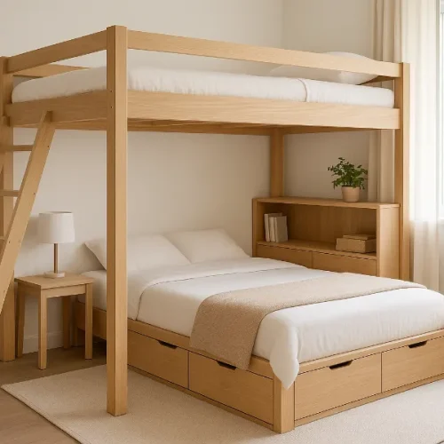 bed with bed underneath (3)