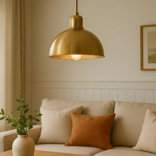 brass pendant light 1