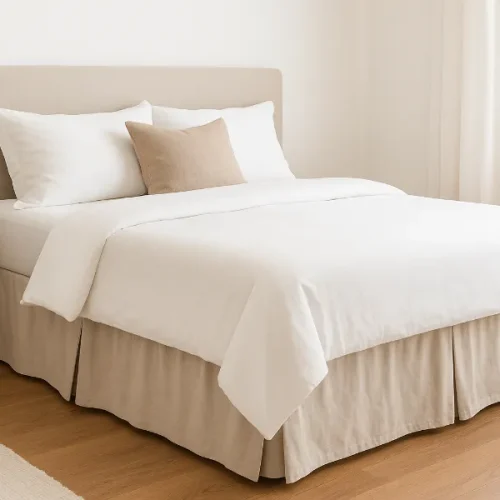 diy bed skirt no sew 1