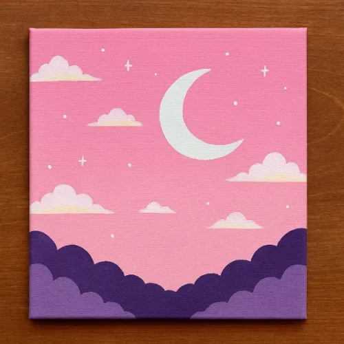 easy canvas painting ideas for beginners 1