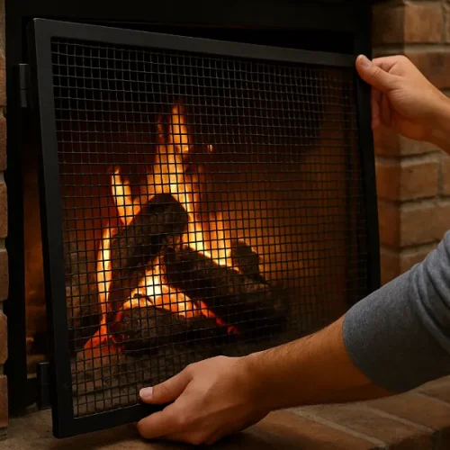 fireplace screens 4