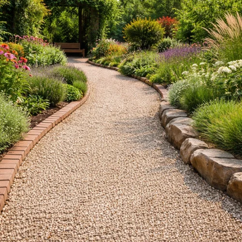 gravel path edging ideas