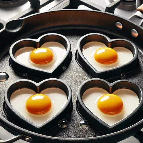 heart-shaped egg