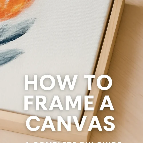 how to frame a canvas