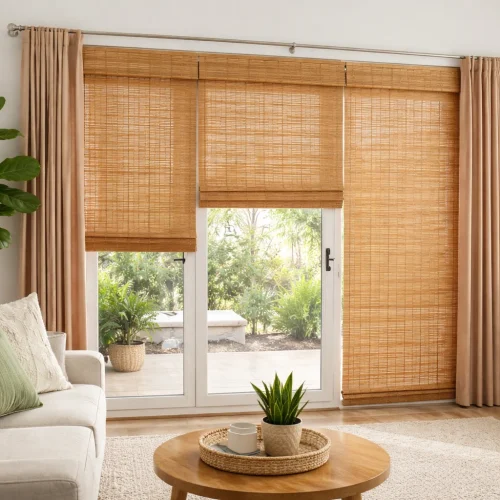 how to hang bamboo shades without drilling 1