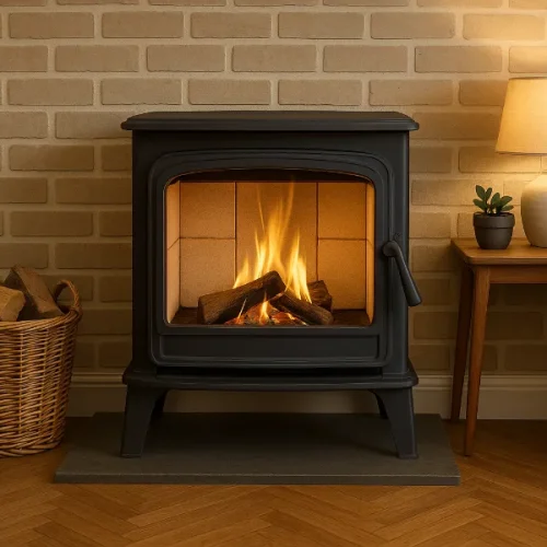 how to install fire bricks in wood stove 4