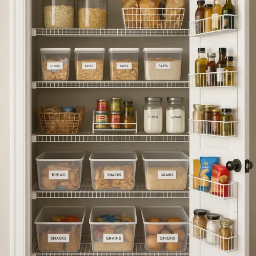 how to organize a pantry closet (1)