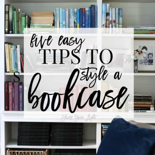 My Five Favorite Ways To Style Bookcases