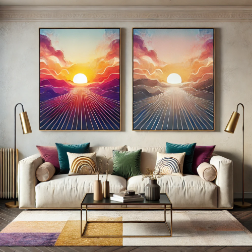 Inexpensive Art for a Big Wall