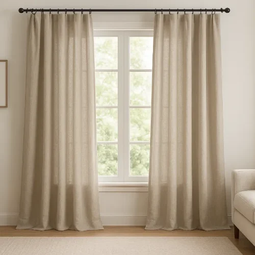 linen curtains for living room 1