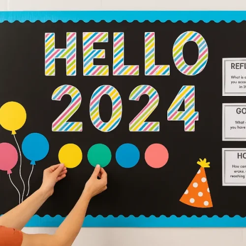 new year bulletin board ideas 1