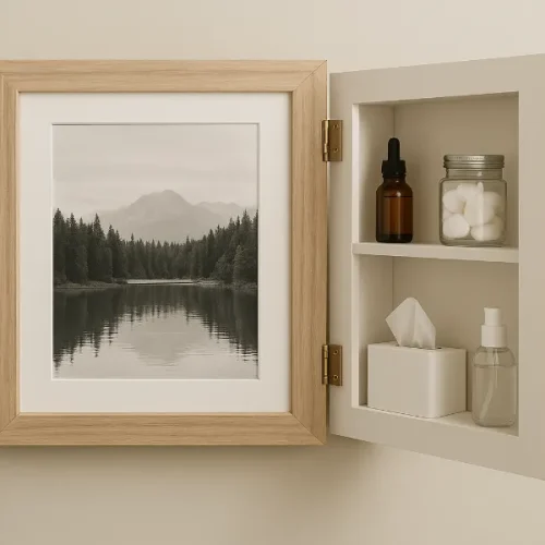 picture frame cabinet door 1